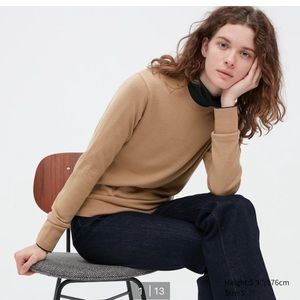 Uniqlo Extra Fine Merino Crew Neck Long Sleeve Sweater -NWT